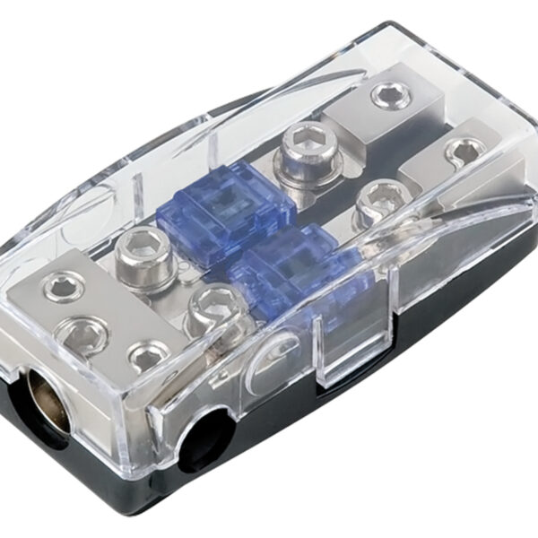Mini ANL Sicherungshalter silber 1 x 35 mm 2 x 20 mm