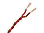 Verdrillte Kabel 2x0.5mm Rot/Braun