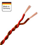 Verdrillte Kabel 2x0.5mm Rot/Braun – Bild 2