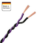 Verdrillte Kabel 2x0.5mm Violett/Schwarz – Bild 2