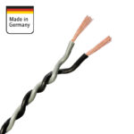 Verdrillte Kabel 2x1.50mm Grau/Schwarz – Bild 2