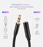 AUDIO KLINKEN VERLÄNGERUNG 3,5MM AUX 0,5M – Bild 7