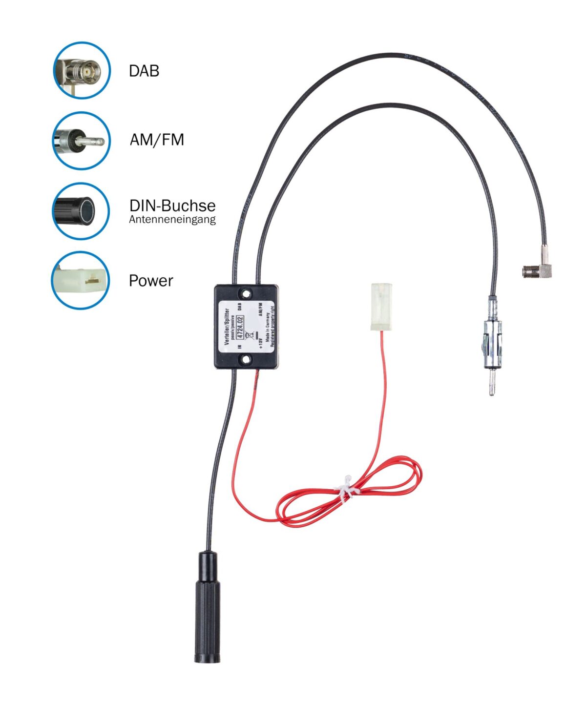 ATBB 4724.02 Passive Weiche - Splitter AM, FM, DAB, DAB – Bild 1