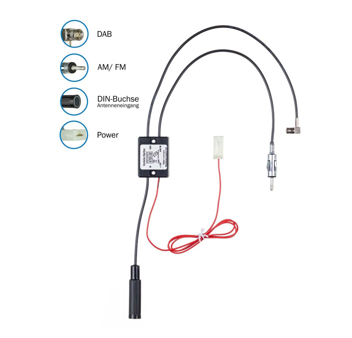 ATBB 4724.02 Passive Weiche - Splitter AM, FM, DAB, DAB – Bild 3