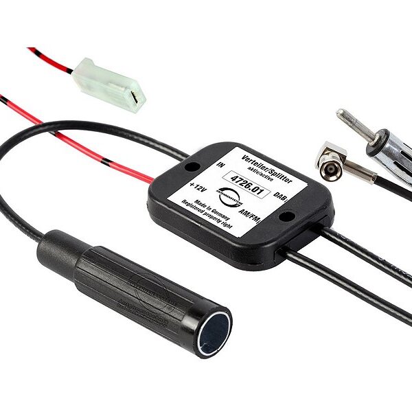 ATBB 4726.01 Aktive DAB Frequenzweiche Splitter DAB/FM-Tuner, 0,3m