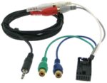 Vorverstärker - Aux Klinke-Cinch Kabel für Audi VW Seat BMW Ford Opel