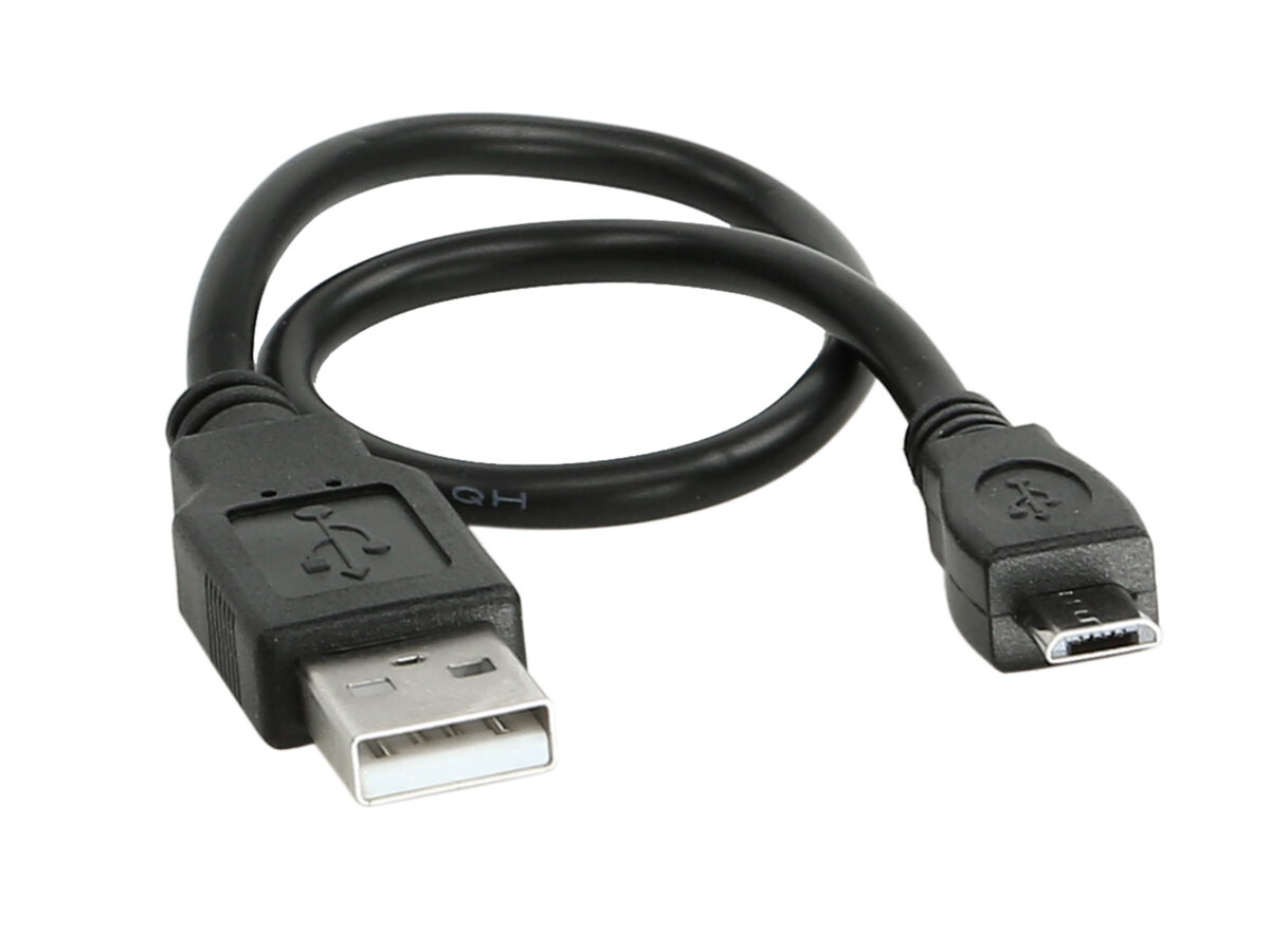 USB KABEL 20CM A MICRO B00-01-07 – Bild 1