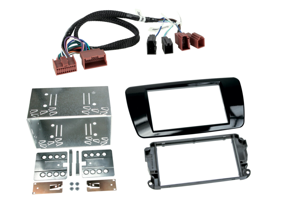 2-DIN RB Seat Ibiza Klavierlack schwarz – Bild 1