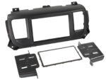 2-DIN Radioblende Citroen/Opel/Peugeot/Toyota schwarz