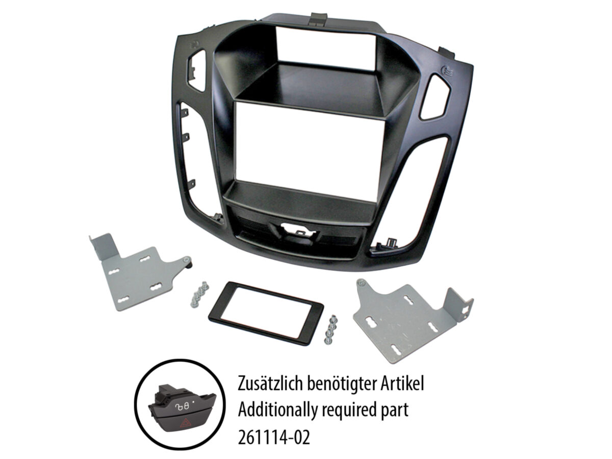 2-DIN Radioblende Ford FocusDYB 07/2013-08/2018 – Bild 1