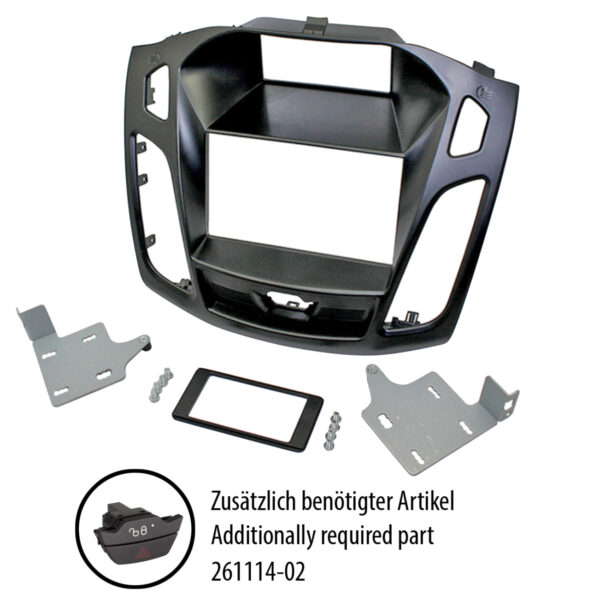 2-DIN Radioblende Ford FocusDYB 07/2013-08/2018