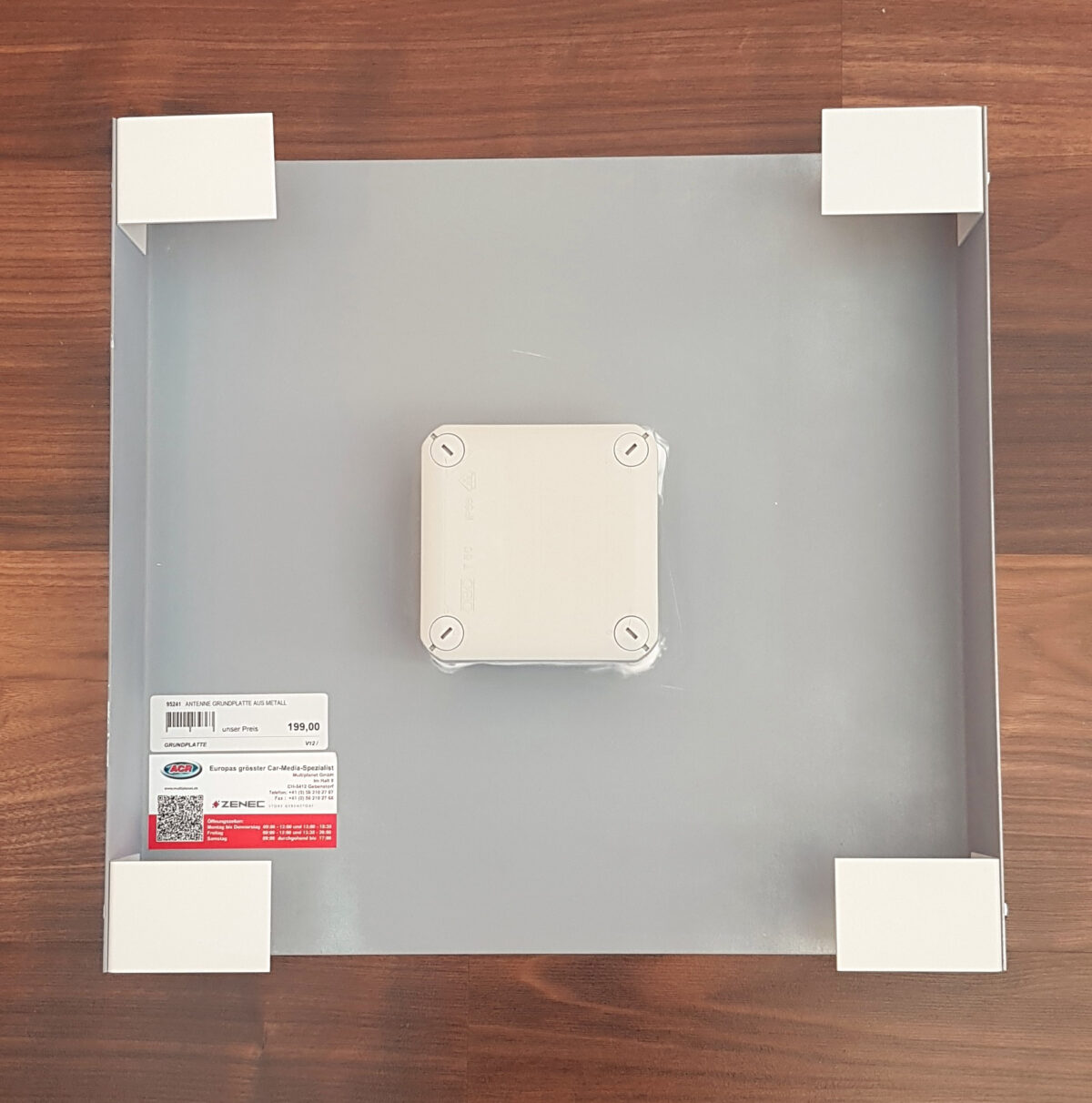 Antenne Grundplatte aus Metall – Bild 2