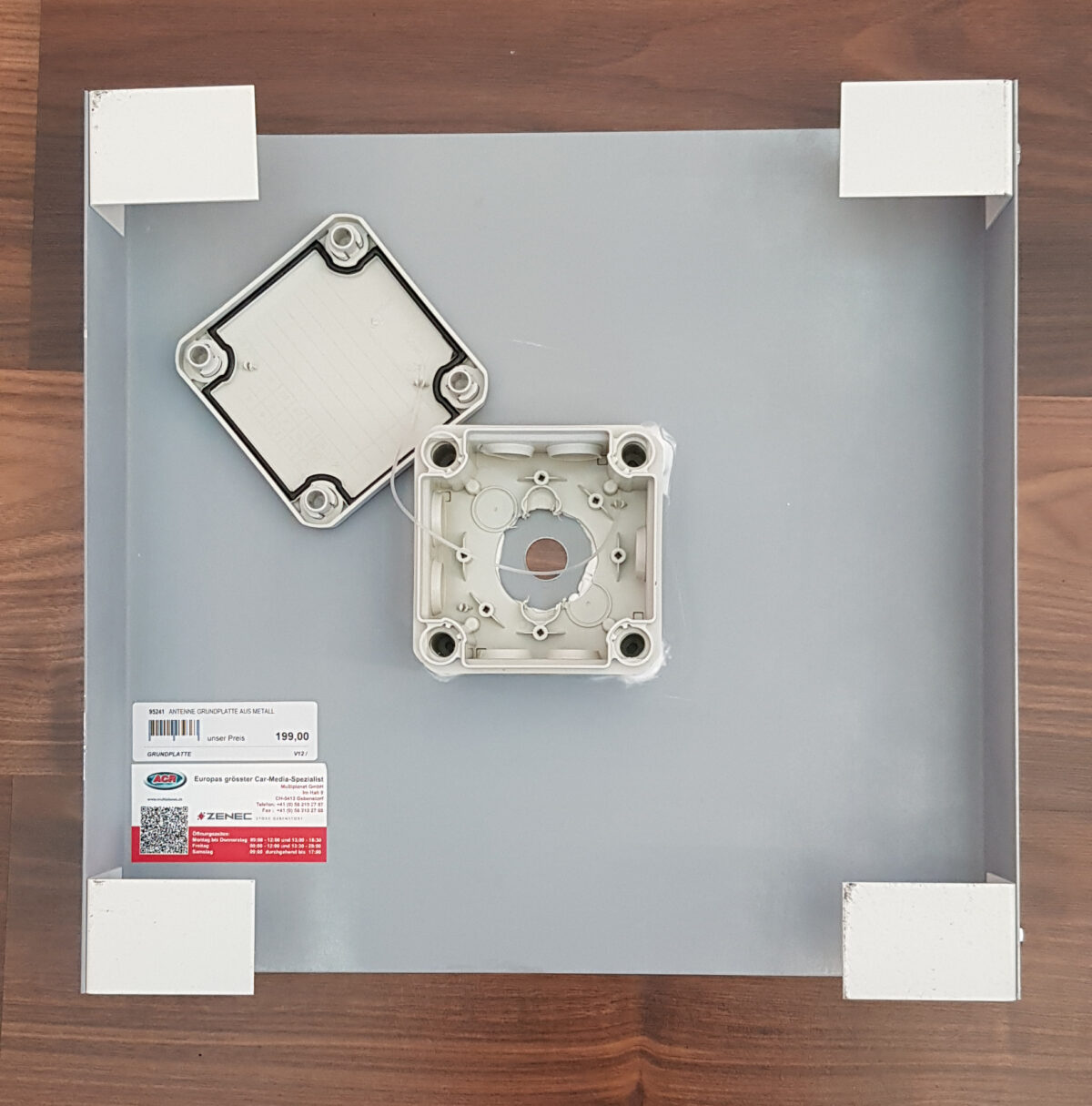Antenne Grundplatte aus Metall – Bild 3