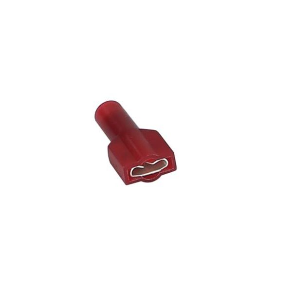 Flachsteckhülse vollisoliert rot 0.5 - 1.5 mm 10 Stück