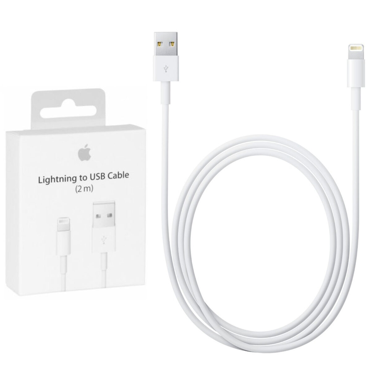Apple MD819ZM/A Lightning auf USB Kabel - 2 m – Bild 1