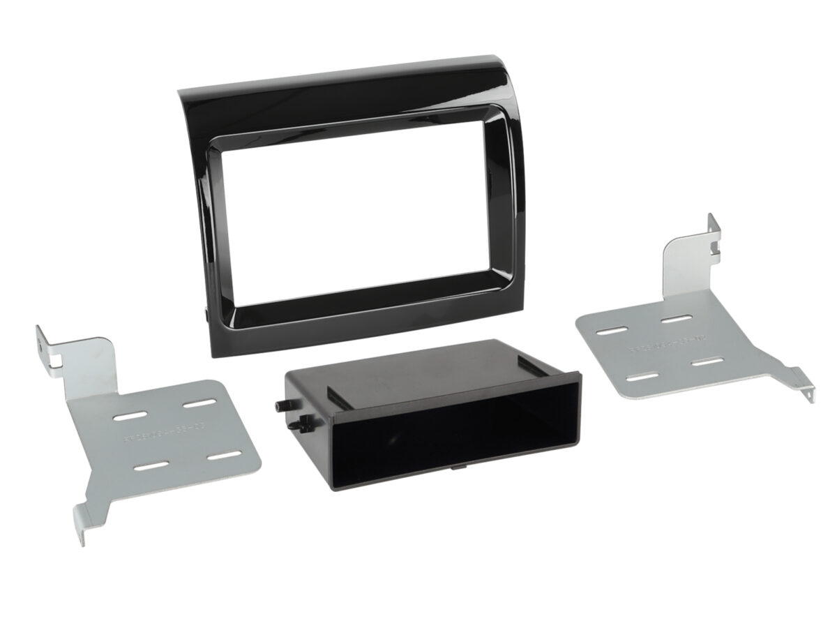 2-DIN Radioblende mit Fach Citroen/Fiat/Opel/Peugeot – Bild 1