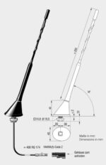 ATTB 2116.01 Dachantenne AM, FM, DAB PASSIV – Bild 2