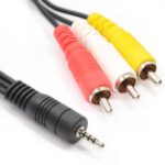 2,5 mm Klinkenstecker Zum 3 Chinch kabel – Bild 2