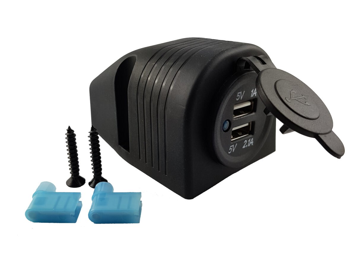 Dual-USB-Ladegerät 12V/24V USB, Dual 3.1A – Bild 3