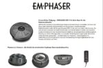 EMPHASEREBS111A Aktiv-Subwoofer 1 x 28 cm – Bild 7