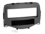 Radioblende CITROEN C1, PEUGEOT 108, TOYOTA Aygo ab 2014 1DIN schwarz – Bild 2