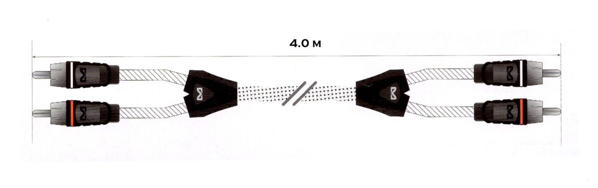 Premium Audio Cinchkabel, 2 Kanal, XAP400-Serie400cm – Bild 4