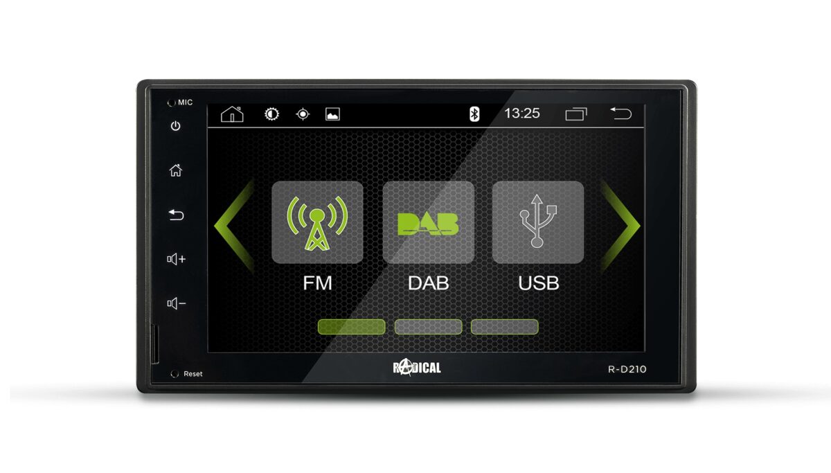 Radical R-D210 2-Din DAB Moniceiver kapazitiven 15,7cm Touchscreen – Bild 1