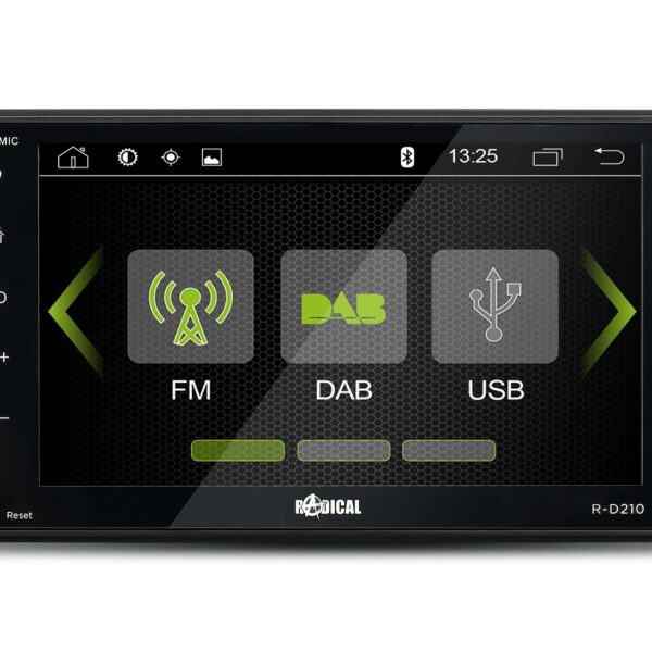 Radical R-D210 2-Din DAB Moniceiver kapazitiven 15,7cm Touchscreen