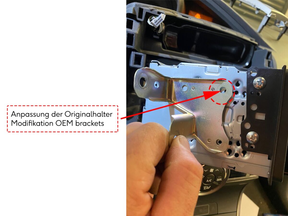 2-DIN Radioblende Toyota Verso AR2 04/2009-06/2018 – Bild 4