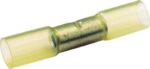 Stoßverbinder mit Schrumpfschlauch 4 - 6 mm Vollisoliert Rot – Bild 2