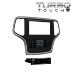 2DIN Turbotouch-Kit mit Touchscreen für Jeep Grand Cherokee ab 2015, silber – Bild 2