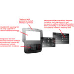 2DIN Turbotouch-Kit mit Touchscreen für Jeep Grand Cherokee ab 2015, silber – Bild 3