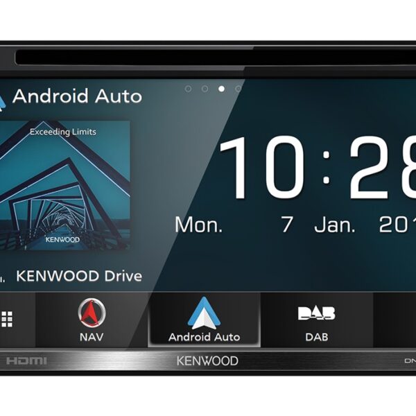Kenwood DNX-5190DABS 2-Din Navigation mit DAB und Apple CarPlay, Android Auto