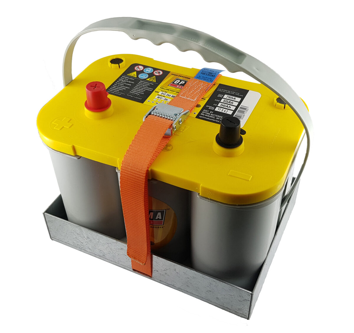 Batterie Halterung für Optima Yello Top YTS 4 – Bild 3