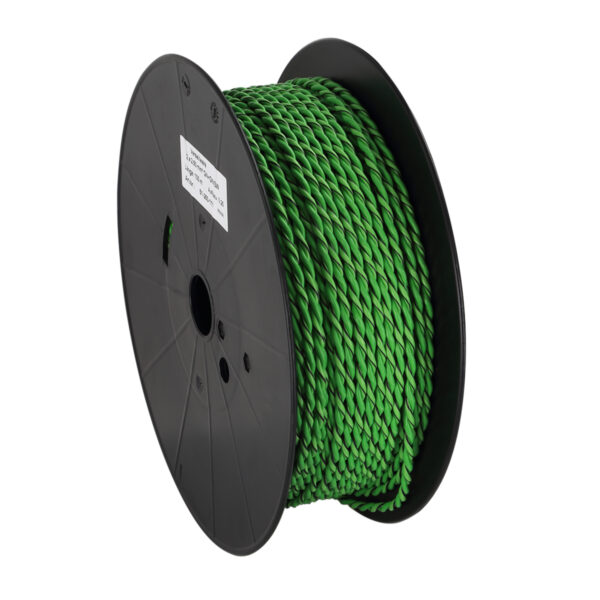 Verdrillte Kabel 2x2.50mm Grün/Grün-Schwarz