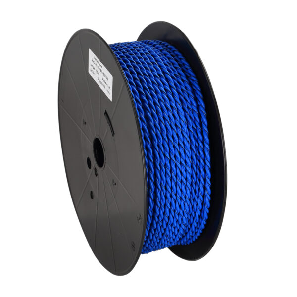 Verdrillte Kabel 2x2.50mm Blau/Blau-Schwarz