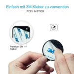 Metallplatte für magnetische Handyhalter selbstklebend Ersatz Aufkleber schwarz – Bild 2