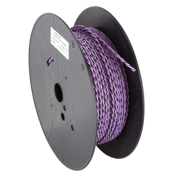 Verdrillte Kabel 2x1.50mm Violett/Violett-Schwarz