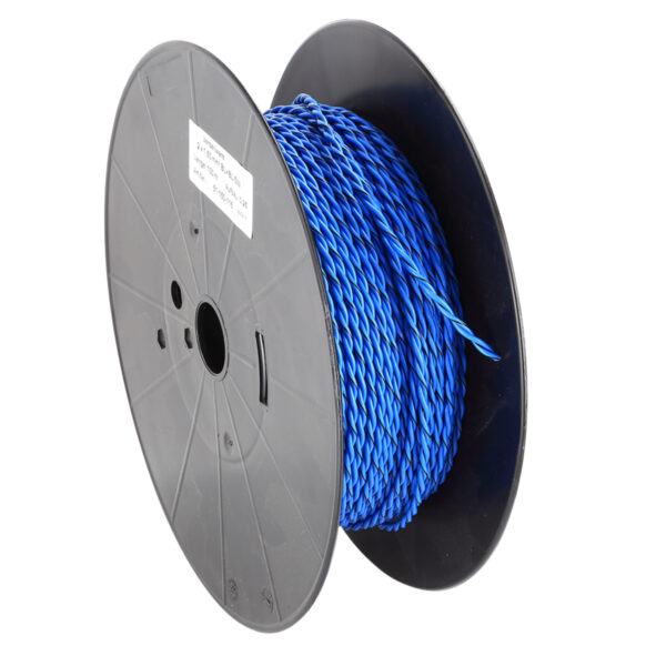 Verdrillte Kabel 2x1.50mm Blau/Blau-Schwarz