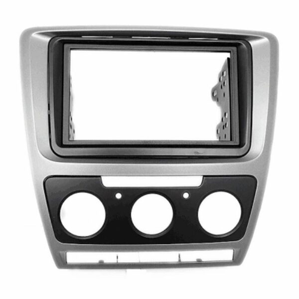 2 DIN Blende SKODA Octavia 2008-2013 manuelle Klimaanlage