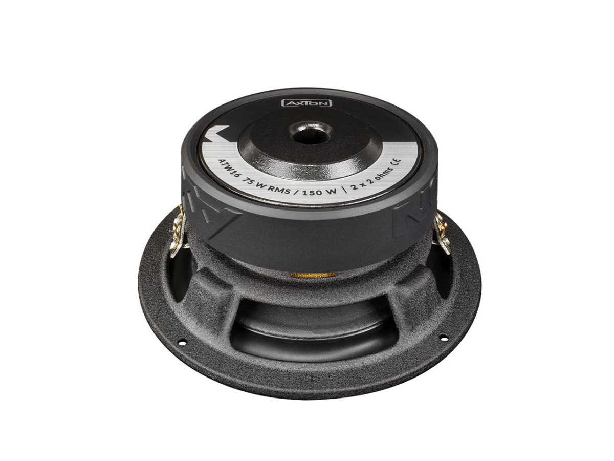 AXTON ATW16 Subwoofer 16 cm 2 x 2 Ohm 75 W RMS – Bild 2