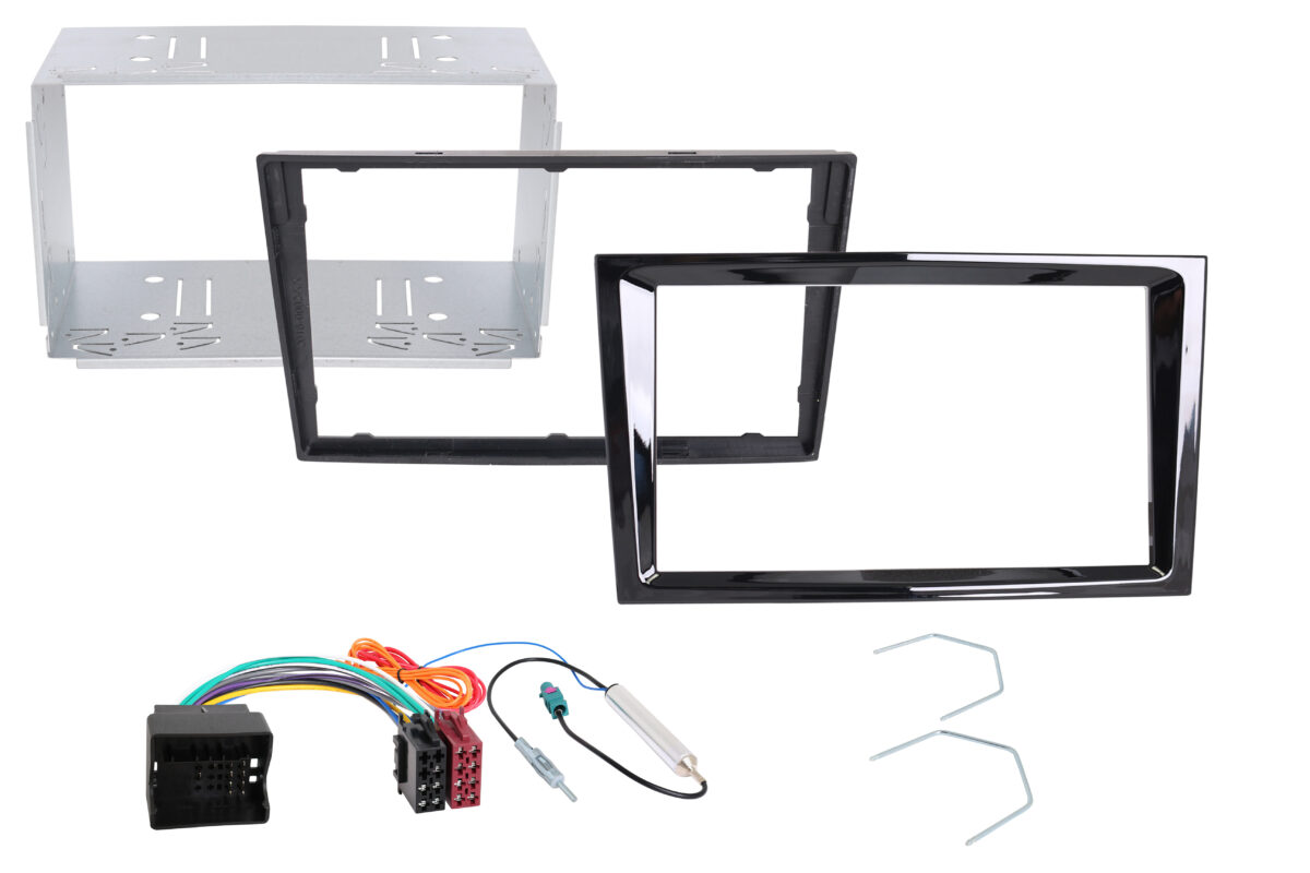 R-D034 Montageset für Opel schwarz glänzend PIANO – Bild 1