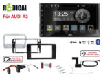 Radical R-D211 2-Din DAB Moniceiver für Audi A3