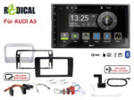 Radical R-D211 2-DIN DAB mit Montageset für Audi A3 Teilaktiv