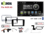 Radical R-D211 2-DIN DAB mit Montageset für Audi A3 Vollaktiv