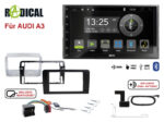 Radical R-D211 2-DIN DAB mit Montageset für Audi A3