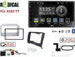 Radical R-D211 2-DIN DAB mit Montageset für Audi TT