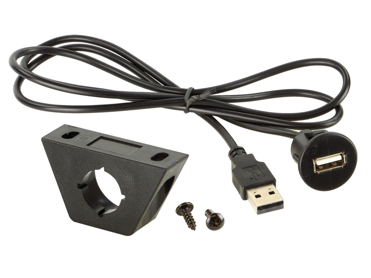 USB Einbaubuchse/Aufbaugehäuse USB-A universal – Bild 1