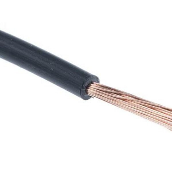 Installationskabel 2.5mm Schwarz 100 Kupfer