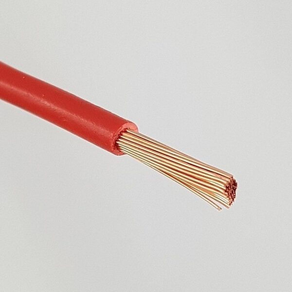 Installationskabel 1mm rot 100 Kupfer